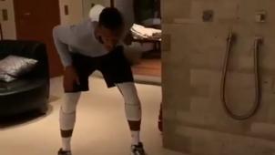 <p>Jérôme Boateng startete die Challenge.</p>