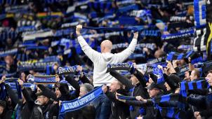 <p>Bergamo-Fans gegen Valencia: Die Champions-League-Partie im Mailänder San Siro gilt als „Spiel Null“ der europäischen Corona-Krise. (Quelle:)</p>