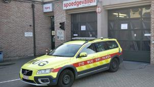<p>Notuafnahme eines Krankenhauses in Sint-Truiden. Die Provinz Limburg ist besonders stark betroffen.</p>
