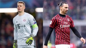 <p>Stehen zurzeit im Mittelpunkt: Manuel Neuer (links) und Zlatan Ibrahimovic (rechts).</p>