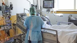 <p>Der Druck auf den Intensivstationen bleibt hoch.</p>