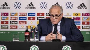 <p>DFB-Präsident Fritz Keller macht sich große Sorgen um die deutschen Fußballklubs.</p>