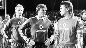 <p>Robert „Bobby“ Dekeyser (Mitte) machte ein Pflichtspiel für den FC Bayern.</p>