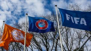 <p>Der Unmut über die bisherigen Beschlüsse des niederländischen Fußballverbandes KNVB ist groß.</p>