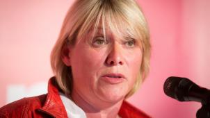 <p>Das Bild zeigt FGTB-Generalsekretärin Miranda Ulens</p>