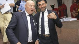 <p>Luciano D’Onofrio (links) und Mehdi Bayat sind längst nicht mehr auf einer Wellenlänge.</p>