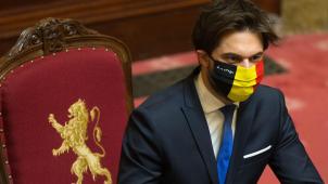 <p>Vor allem die N-VA hat kein Vertrauen in MR-Chef Georges-Louis Bouchez (Bild).</p>