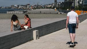 <p>Eine Szene aus Antwerpen am Dienstag. In Belgien deutet nichts auf eine zweite Welle hin.</p>
