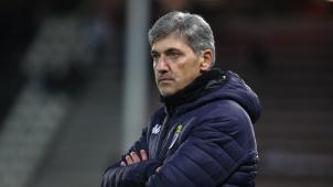 <p>Felice Mazzu als Trainer des RCSC Charleroi.</p>