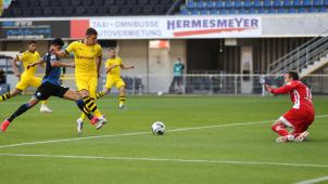 <p>Thorgan Hazrd traf am Sonntagabend für seinen Verein Borussia Dortmund.</p>