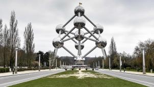 <p>Ein Blick auf das Brüsseler Atomium</p>