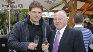 <p>Ein Bild aus besseren Zeiten: Jan Ullrich (links) und Rudy Pevenage</p>