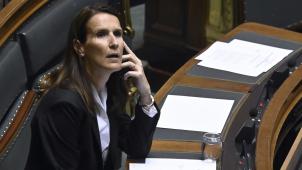 <p>Premierministerin Sophie Wilmès kann sich als eine Gewinnerin der Meinungsumfrage sehen.</p>