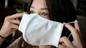 <p>So sehen sie aus, die Mundmasken der Föderalregierung.</p>