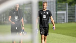 <p>Siebe Blondelle (r.) erhielt ein erstes Angebot der AS Eupen.</p>