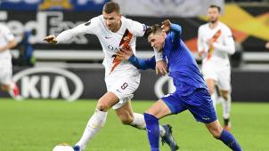 <p>AA Gent (hier Ex-AS-Spieler Castro Montes gegen Rom) spielt um den Einzug in die Champions League.</p>
