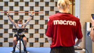 <p>Auch Club Brügge, hier Nationaltorhüter Simon Mignolet, trainiert seit einigen Tagen wieder.</p>