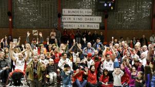 <p>2018 stiegen die Roller Bulls Ostbelgien in die 1. Bundelsiga auf.</p>