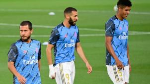 <p>Eden Hazard (l.) und Real Madrid kämpfen weiter verbissen um die Meisterschaft.</p>