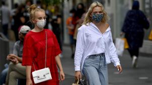 <p>Sie prägen immer mehr das Leben der Belgier: Masken.</p>