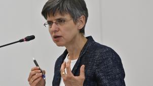 <p>Cathy Berx, Provinzgouverneurin von Antwerpen, stellte am Mittwoch die strengen Regeln vor.</p>
