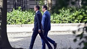 <p>„Es geht in die richtige Richtung“: Bart De Wever (r.) und Paul Magnette.</p>