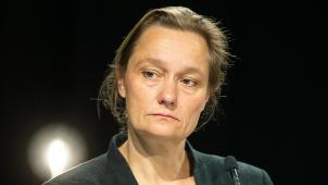 <p>Stand „Radio 1“ Rede und Antwort: Erika Vlieghe.</p>