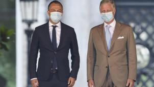<p>An diesem Freitag, um 11 Uhr, wird Egbert Lachaert (l.) zum Rapport bei König Philippe erwartet.</p>