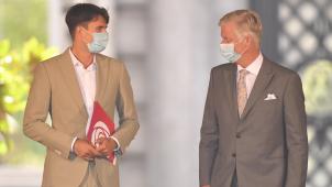<p>Wurden beide negativ getestet: Vorregierungsbildner Conner Rousseau (links) und König Philippe.</p>