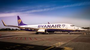 <p>Auch der irische Billigflieger leidet unter den Auswirkungen der Coronakrise.</p>