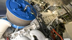 <p>Der neue Dual-Motor liefert mit Wasserstoff oder Diesel eine Leistung von 1 Megawatt.</p>