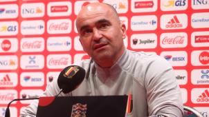 <p>Nationaltrainer Roberto Martinez</p>