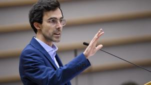 <p>Grünen-Fraktionssprecher Kristof Calvo ist schwer enttäuscht, dass er nicht Minister geworden ist.</p>
