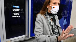 <p>Sophie Wilmès hat sich mit dem Coronavirus infiziert.</p>
