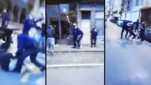 <p>Bei einer Corona-Kontrolle in Ixelles sind am Samstag drei Polizisten verletzt worden.</p>