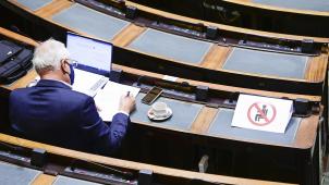 <p>Blick in den Plenarsaal der Kammer.</p>