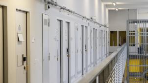 <p>Ein Blick in die Haftanstalt von Marche-en-Famenne (Provinz Luxemburg)</p>