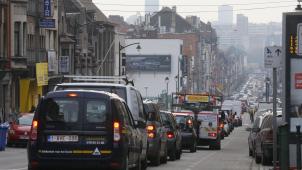 <p>Eine Stadtmaut in Brüssel ist für viele Pendler ein Albtraum.</p>