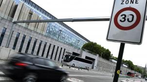 <p>Ab dem 1. Januar 2021 gilt Tempo 30 in 85 Prozent der Straßen Brüssels.</p>