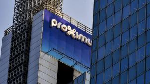 <p>Der Hauptsitz von Proximus in der Nähe des Brüsseler Nordbahnhofs.</p>