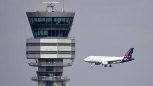 <p>Der Skeyes-Tower am Landesflughafen in Zaventem.</p>
