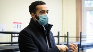 <p>Sammy Mahdi übt in der Vivaldi-Regierung seit Oktober 2020 das Amt als Staatssekretär für Asyl und Migration aus.</p>