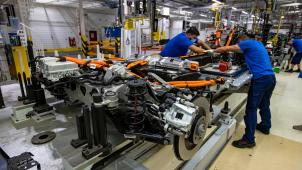 <p>Im Volvo-Werk in Gent wird der XC40 Recharge gefertigt.</p>