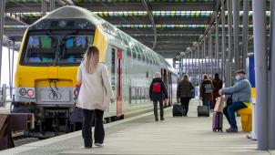 <p>Die Züge der SNCB werden wieder voller.</p>