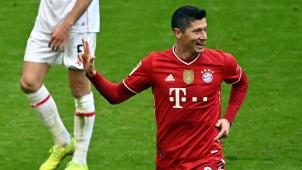 <p>Nur noch fünf Treffer ist Robert Lewandowski vom Müller-Rekord entfernt.</p>