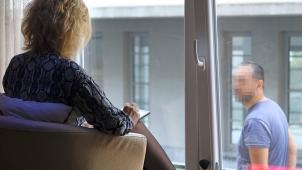 <p>Schaufensterprostitution im Brüsseler Nordviertel.</p>