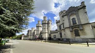 <p>Ein Blick von außen auf die Haftanstalt in Saint-Gilles</p>