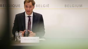 <p>Premier Alexander de Croo durfte Lockerungen verkünden.</p>