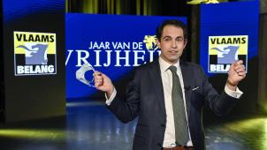 <p>Der Vlaams Belang und sein Vorsitzender, Tom Van Grieken, sind in Flandern sehr populär.</p>