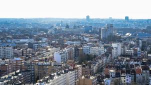 <p>Blick auf Brüssel</p>